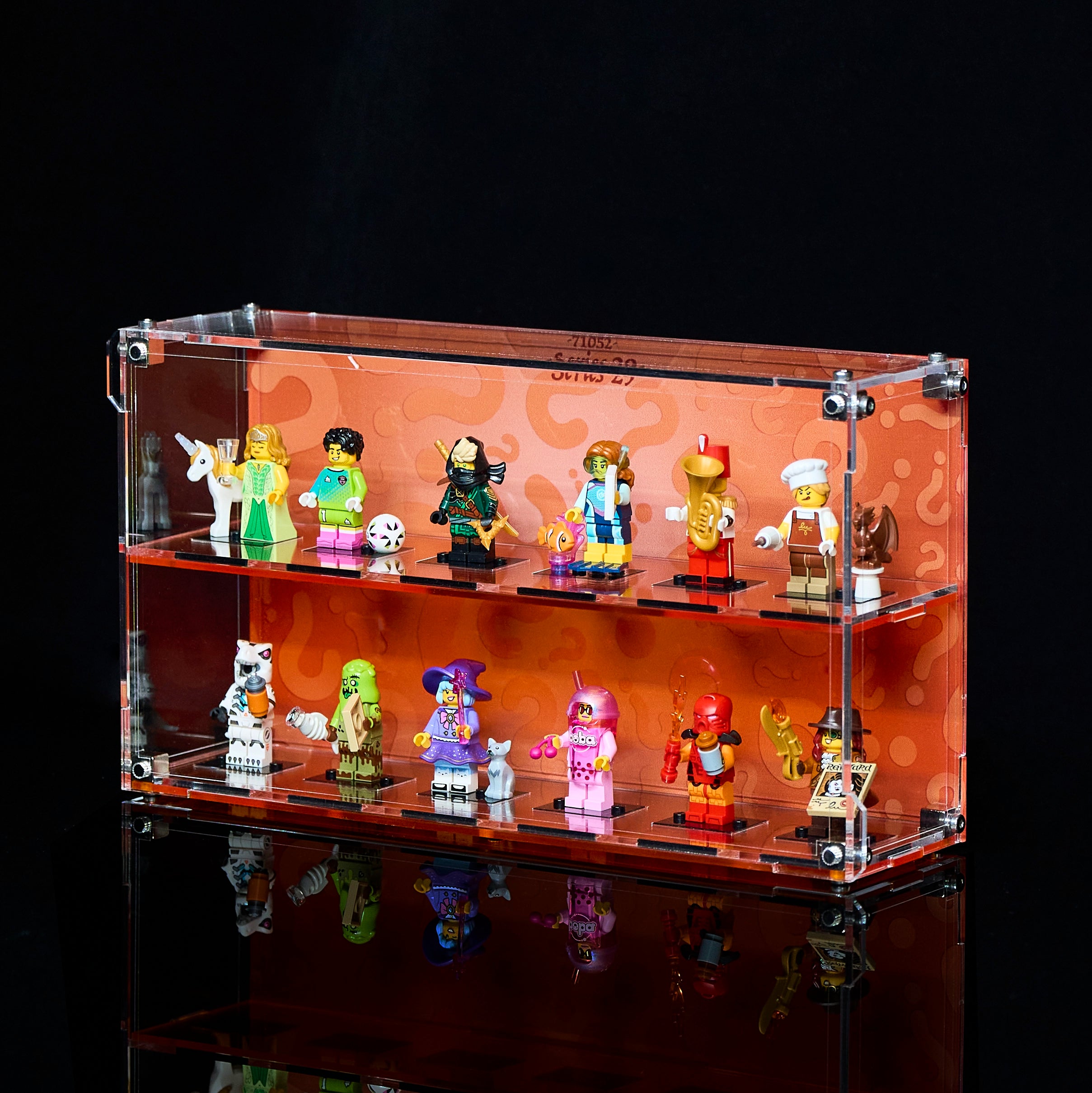 Vitrine acrylique pour LEGO® Minifigures 71052 Série 29  
