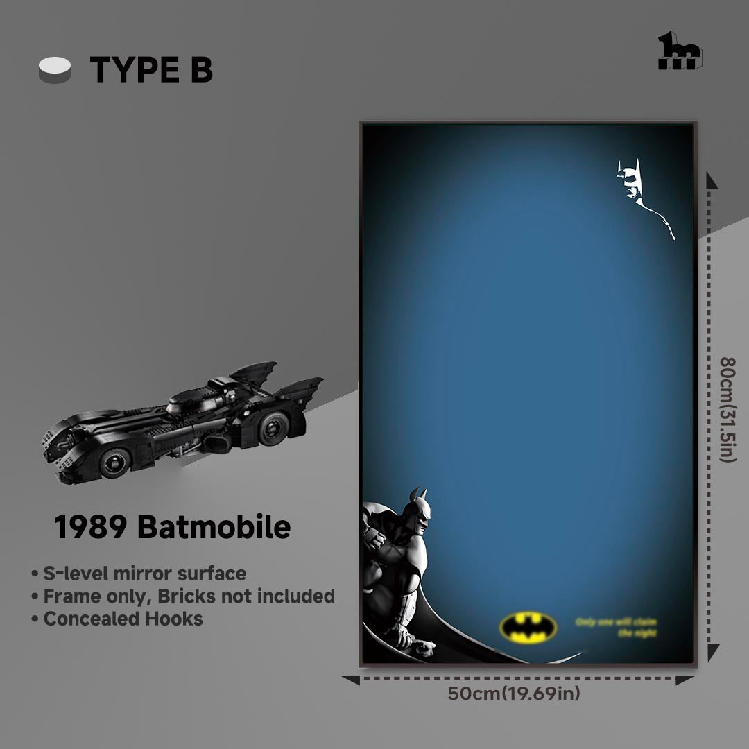 Display frame for Lego Batman 1989 Batmobile