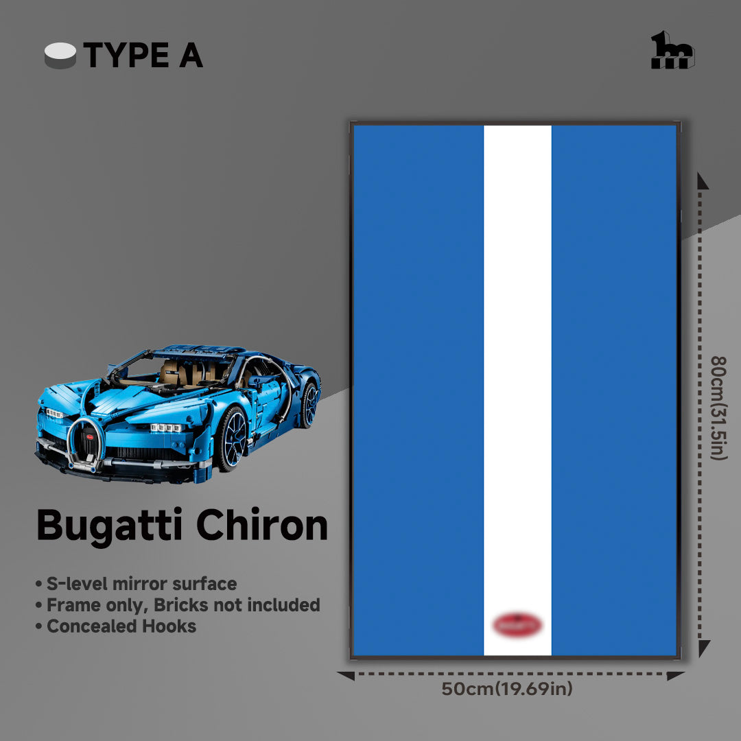 Car Display Frame for LEGO® TECHNIC™ Bugatti Chiron 42083