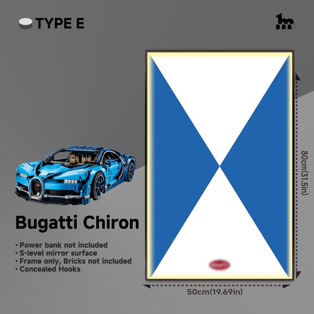Lego wall mount display for Lego bugatti Chiron