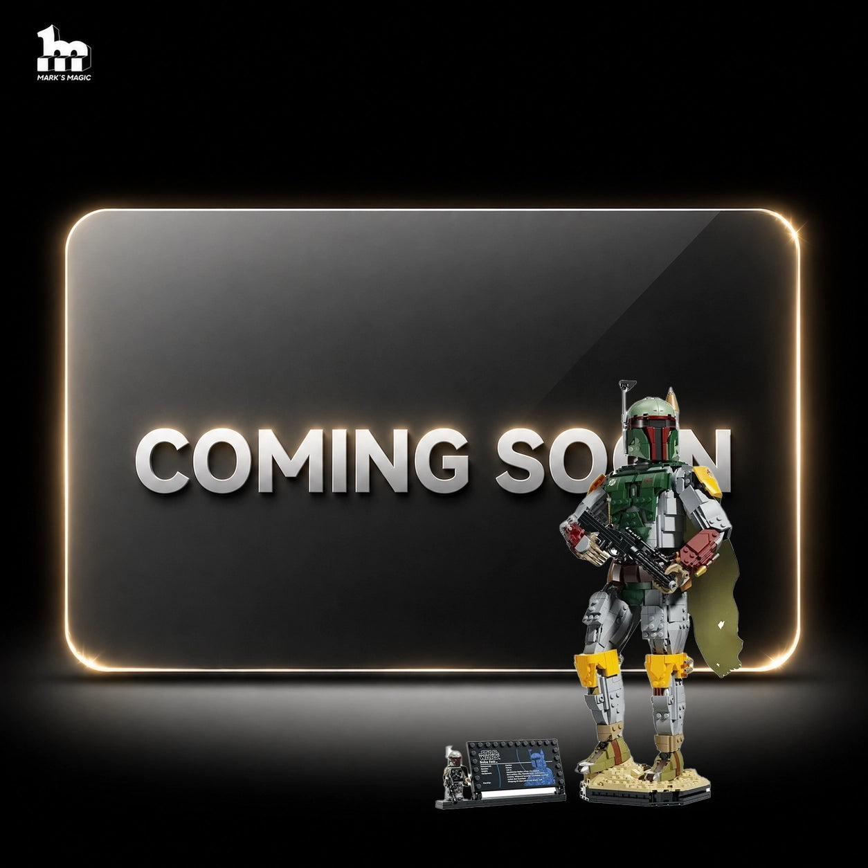 Display Case For LEGO® STAR WARS 75455 Boba Fett