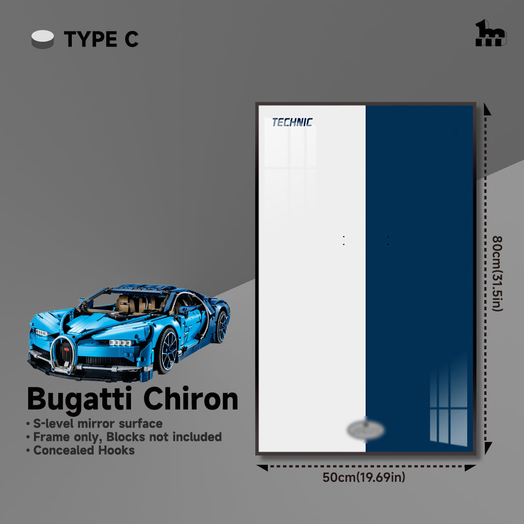 Car Display Frame for LEGO® TECHNIC™ Bugatti Chiron 42083