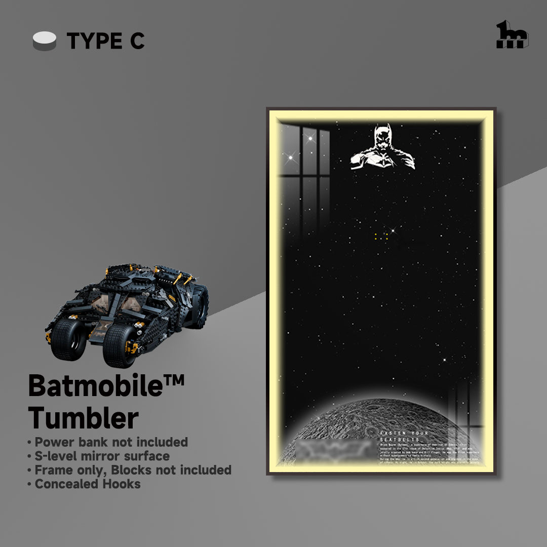 Display Frame for LEGO® TECHNIC™ Batmobile Tumbler