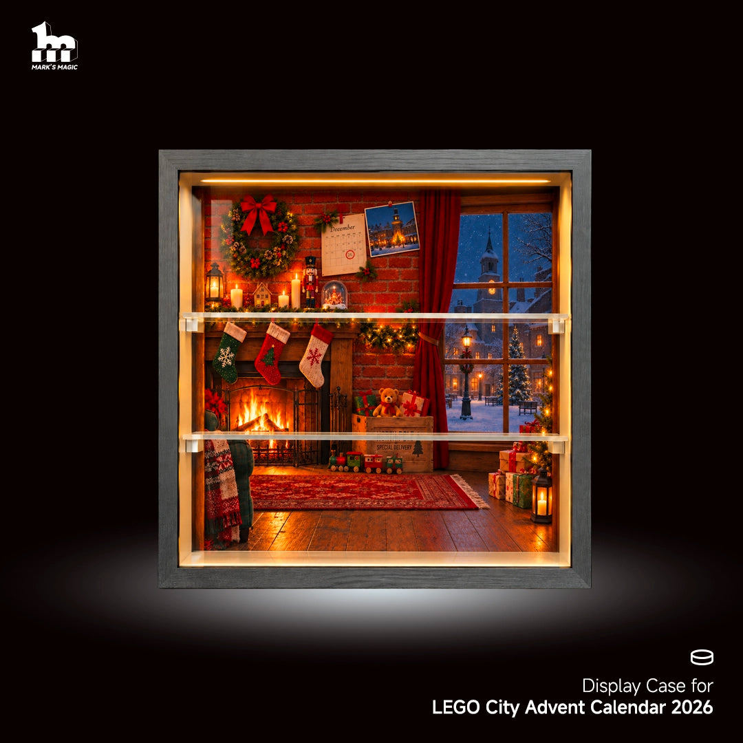 Vitrine d'exposition pour LEGO® 60510 Calendrier de l'Avent City 2026  
