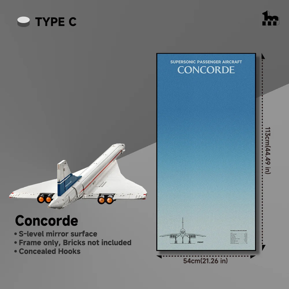 LEGO® Concorde 10318 display frame