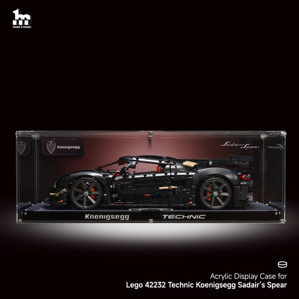 PREMIUM】Display Case For LEGO® Technic™ 42232 Koenigsegg Sadair's Spe