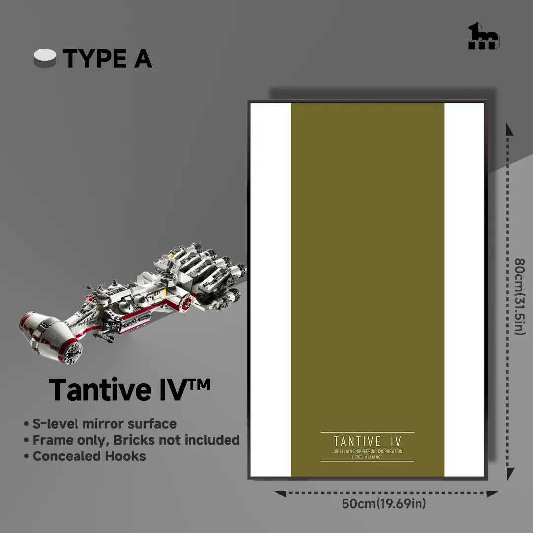 Wall Display frame for LEGO® STAR WARS™ 75244 Tantive IV™