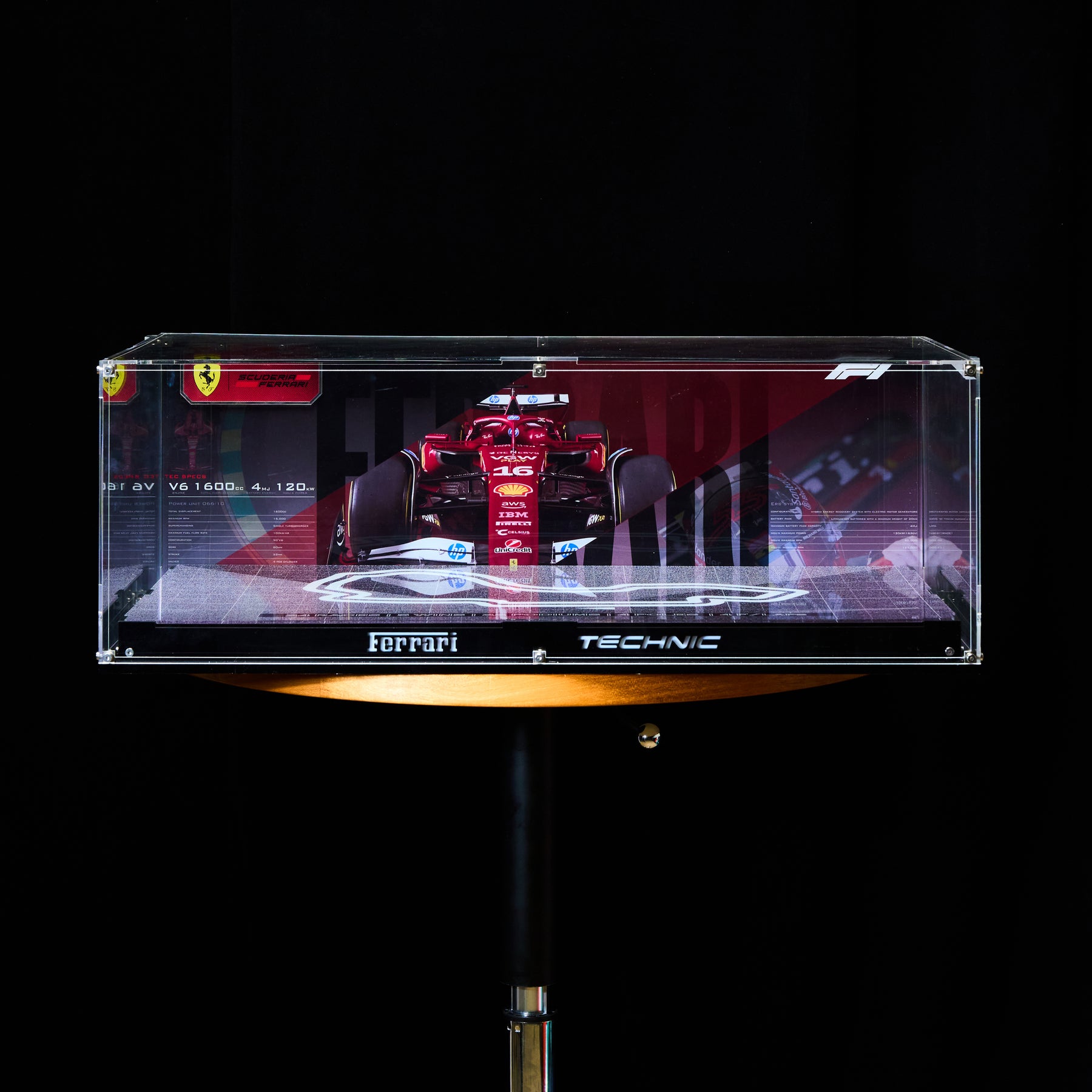 【PREMIUM】Display Case For LEGO® TECHNIC™ F1 Ultra-high Translucent Acrylic