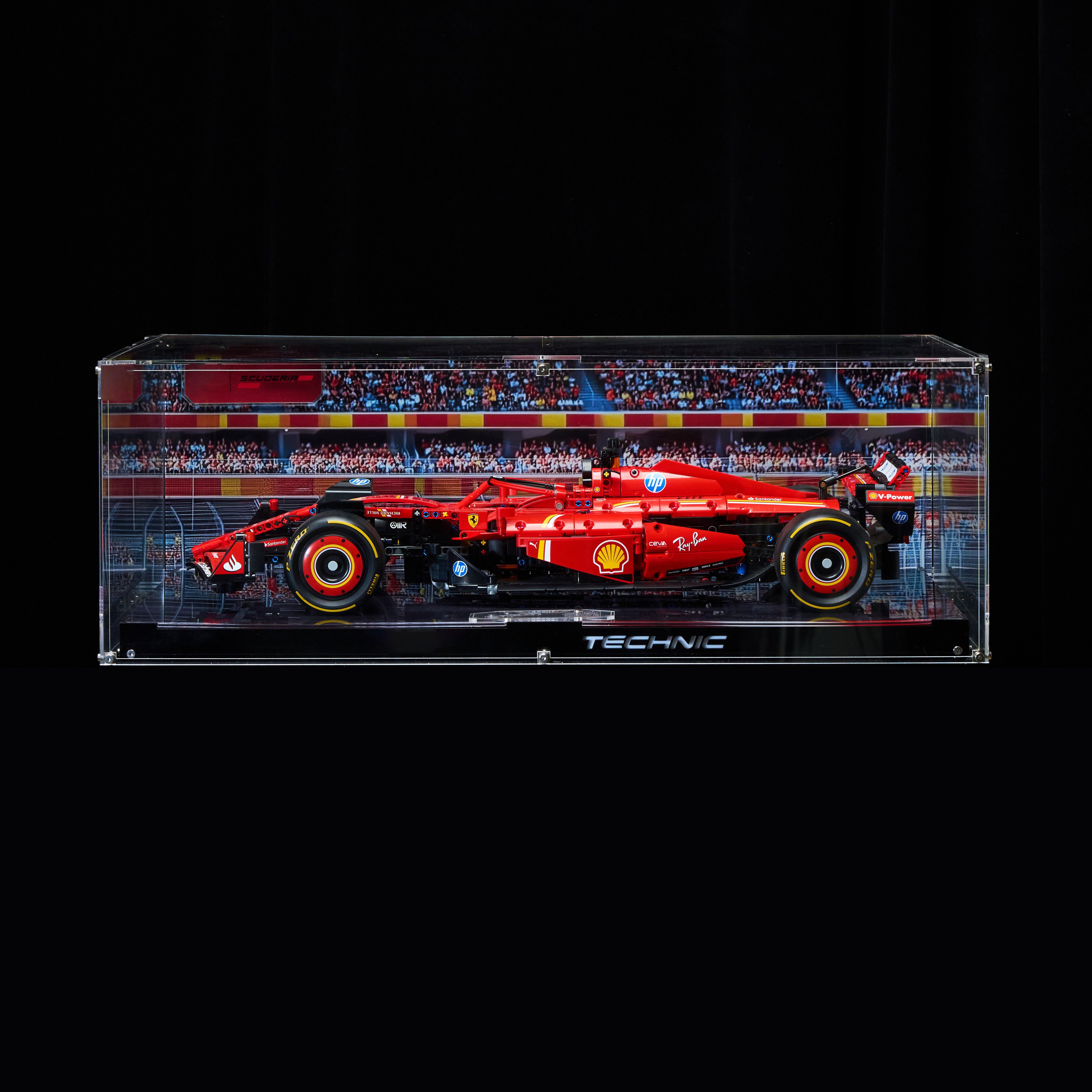 PREMIUM】Display Case For LEGO® Ferrari F1 SF-24 42207 Ultra-high Tran