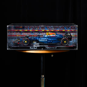 【PREMIUM】Display Case For LEGO® Oracle Red Bull Racing RB20 F1 42206 Ultra-high Translucent Acrylic