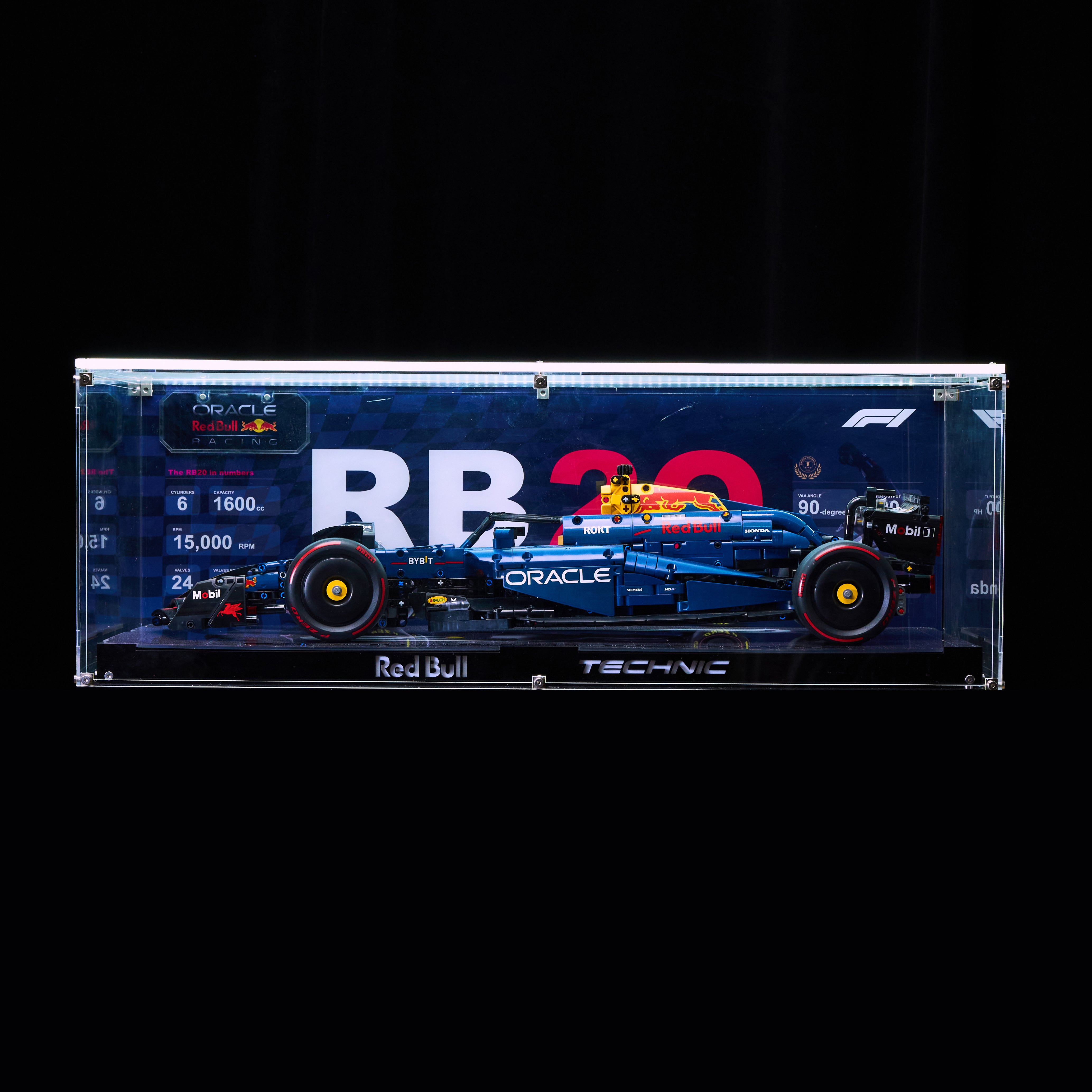 Display Case For LEGO® Red Bull Racing RB20 F1 42206