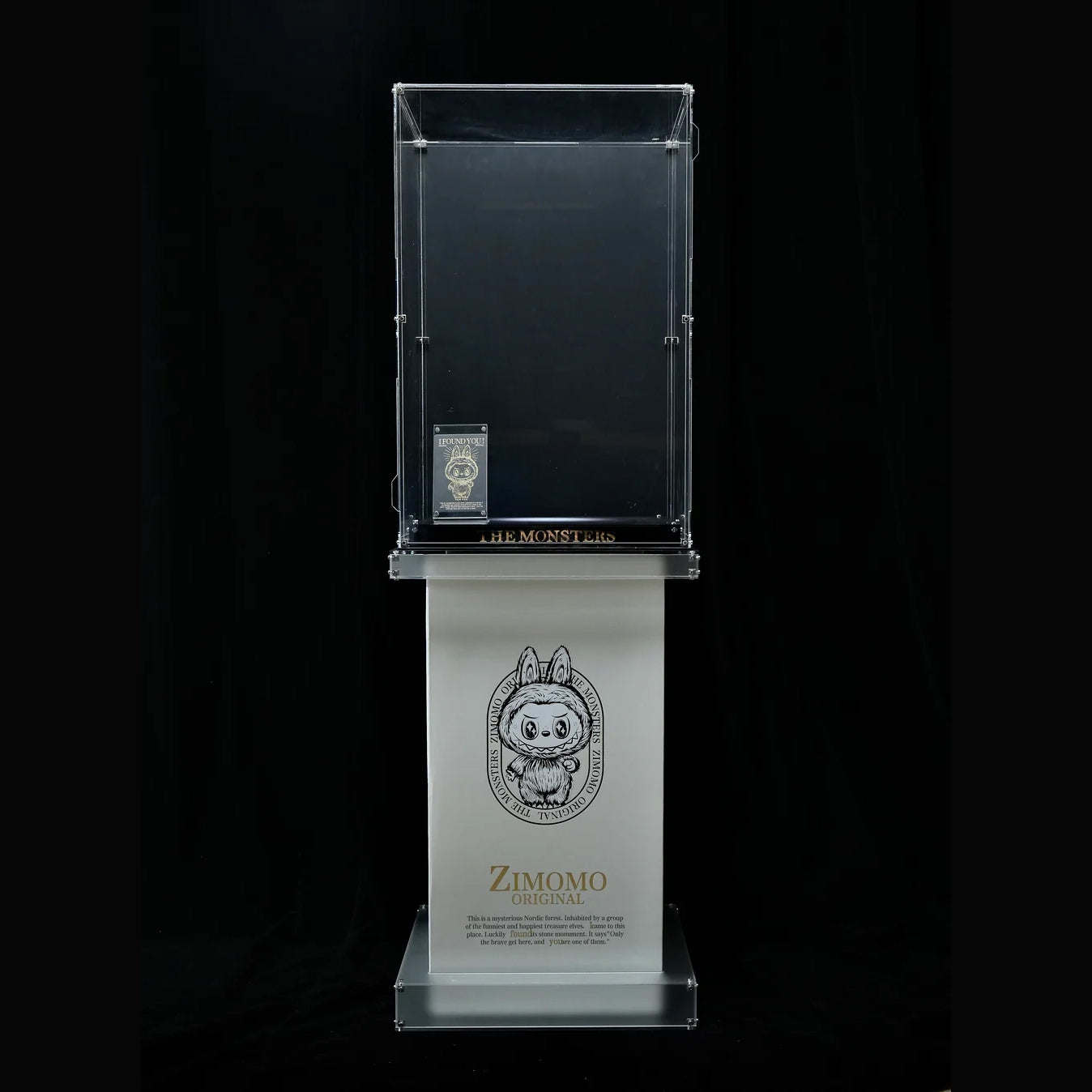 【Preorder 10 days】L-Size Ultra Acrylic Display Case for POPMART Labubu Zimomo