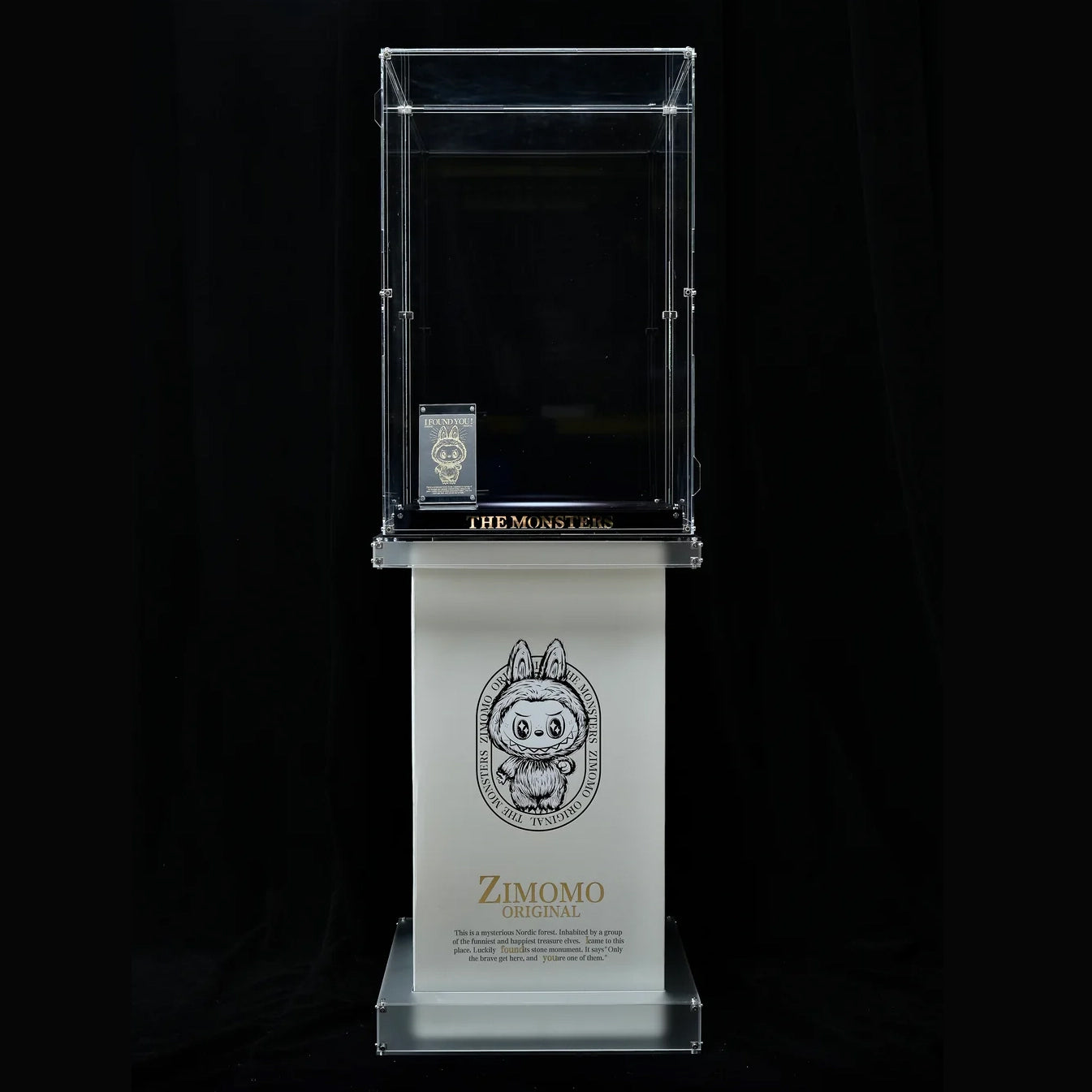【Preorder 10 days】L-Size Ultra Acrylic Display Case for POPMART Labubu Zimomo