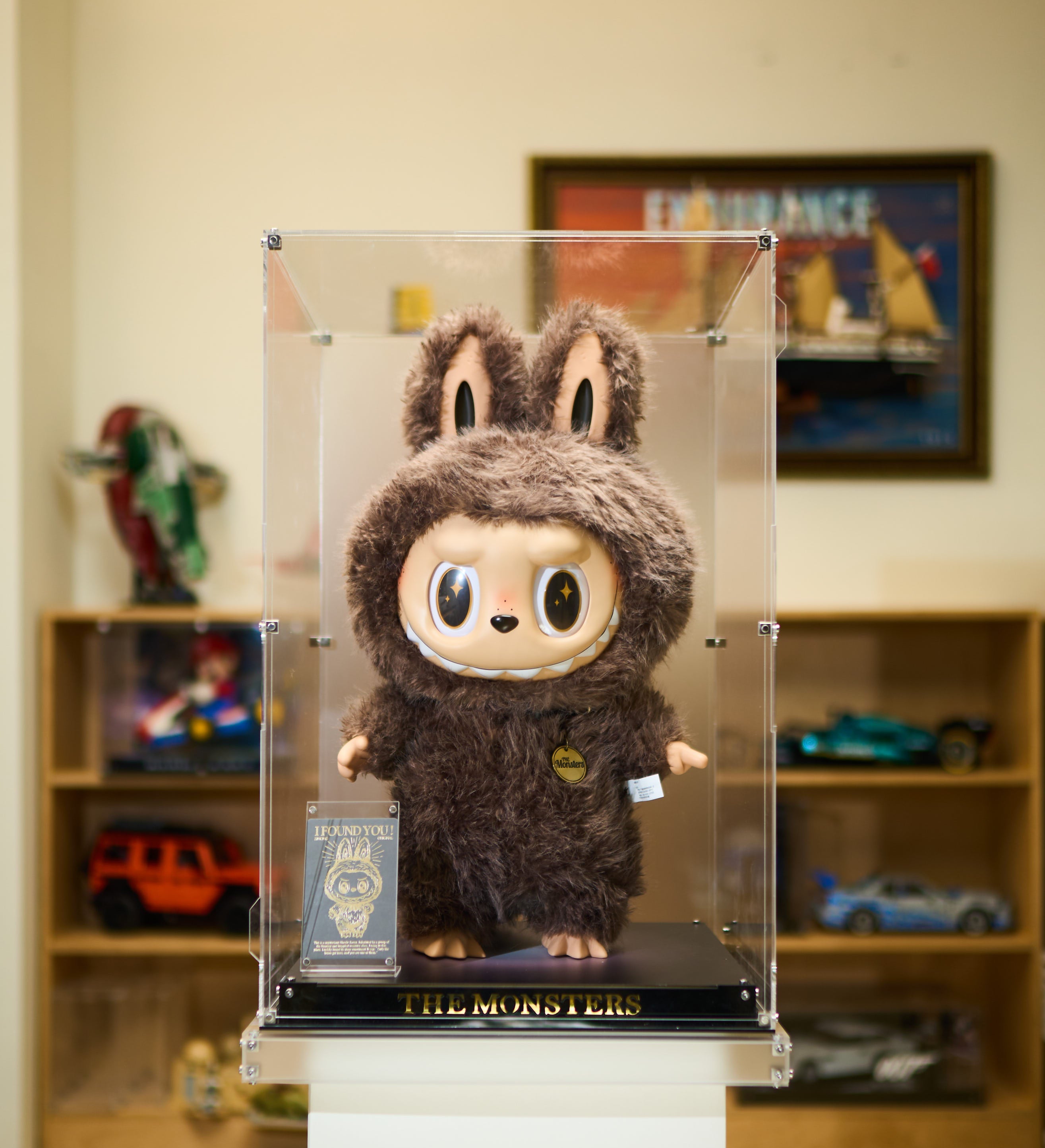 【Preorder 10 days】L-Size Ultra Acrylic Display Case for POPMART Labubu Zimomo