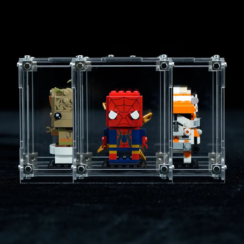 【PREMIUM】Display case For LEGO® BrickHeadz Super Ultra-high Translucent Acrylic