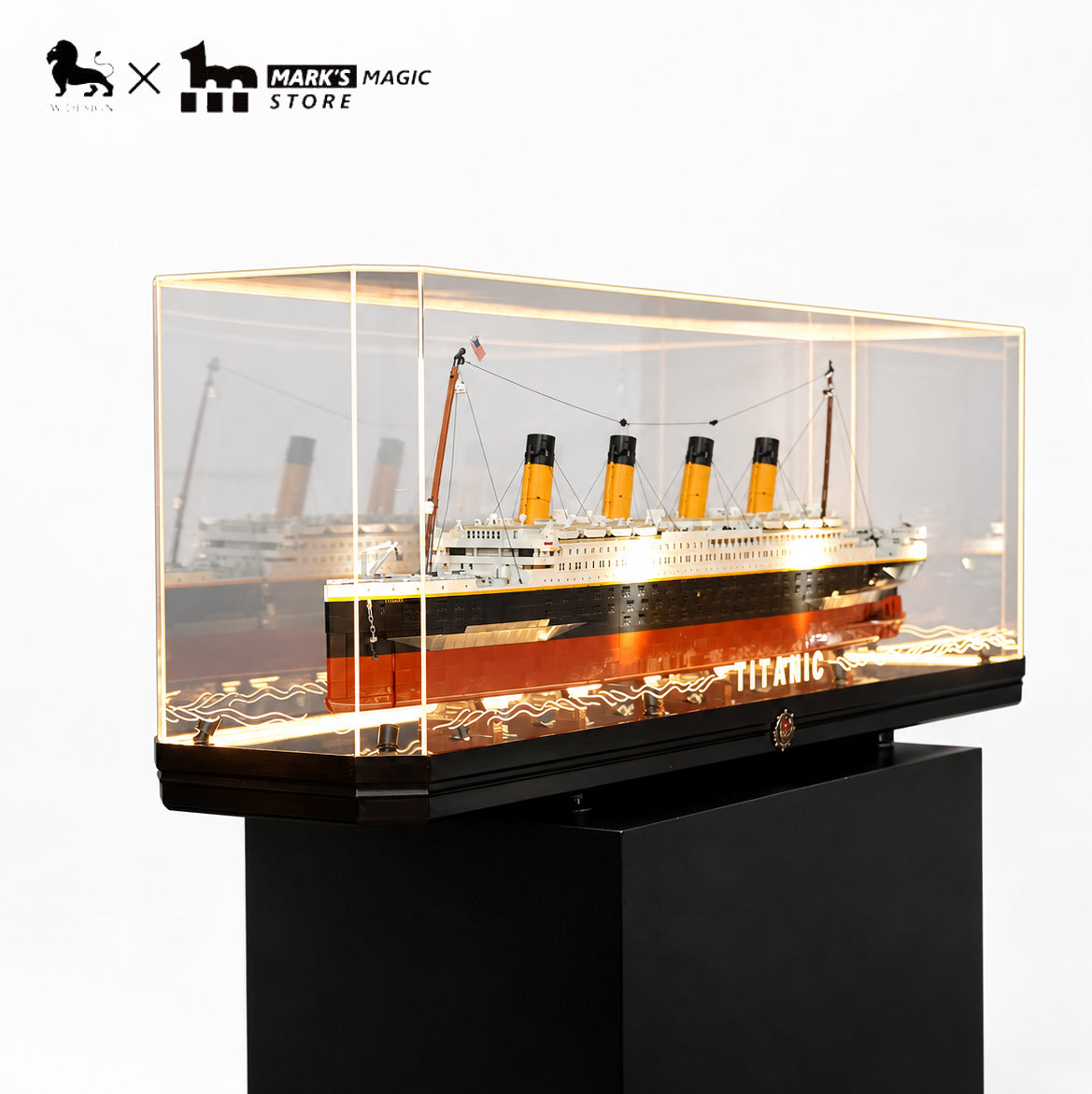 【Designer Edition】 Acrylvitrine für LEGO® Technic™ 42232 Koenigsegg Sadair's Spear Megacar.