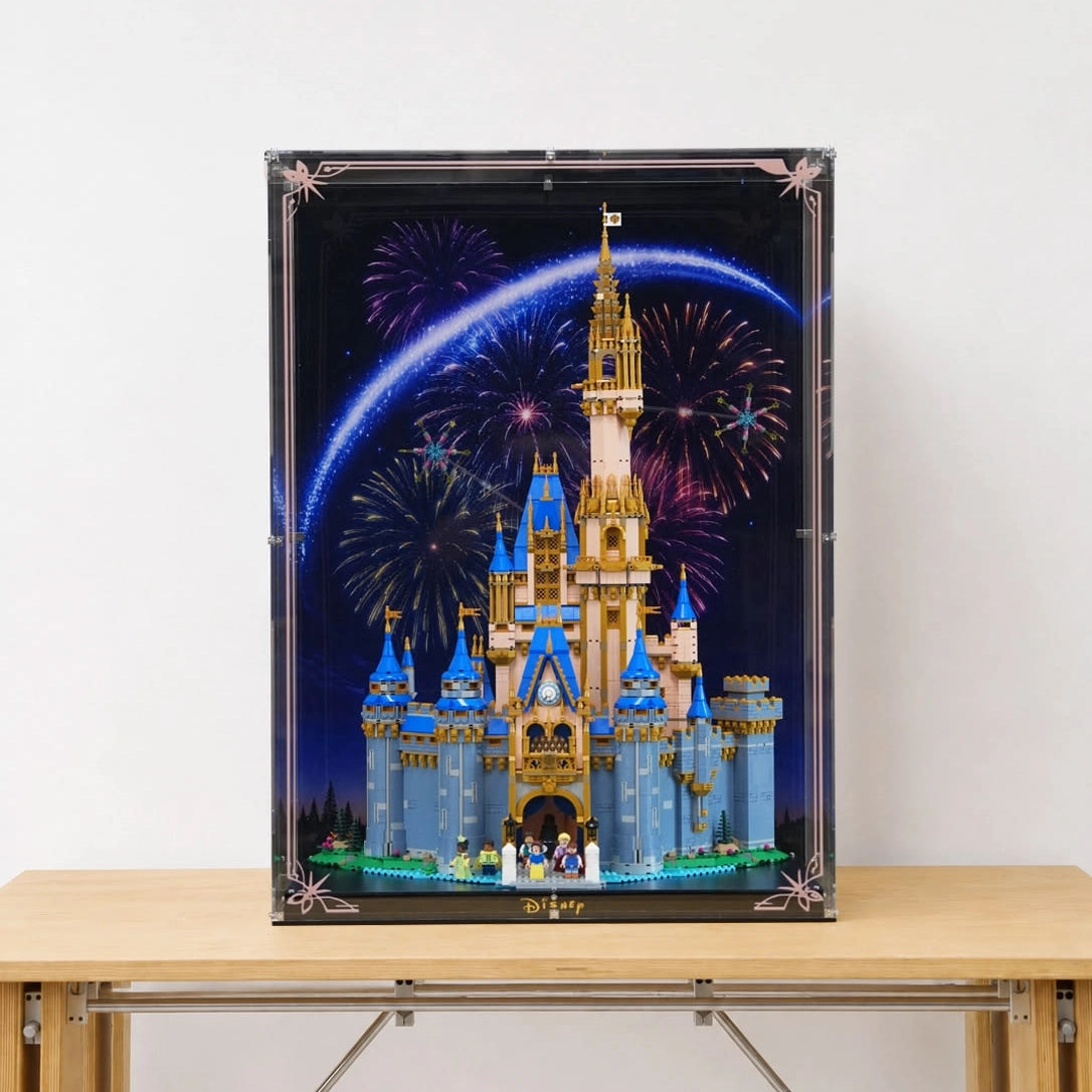 【PREMIUM】 Display Case For LEGO Disney™ 43222 Disney Castle