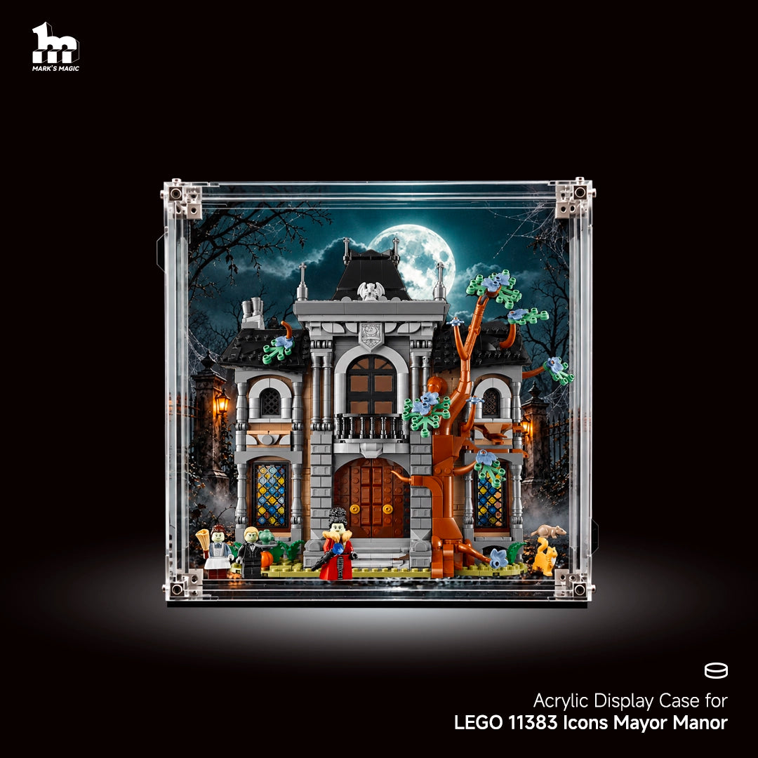 Acrylic Display Case For LEGO® 11383 Icons Mayor Manor