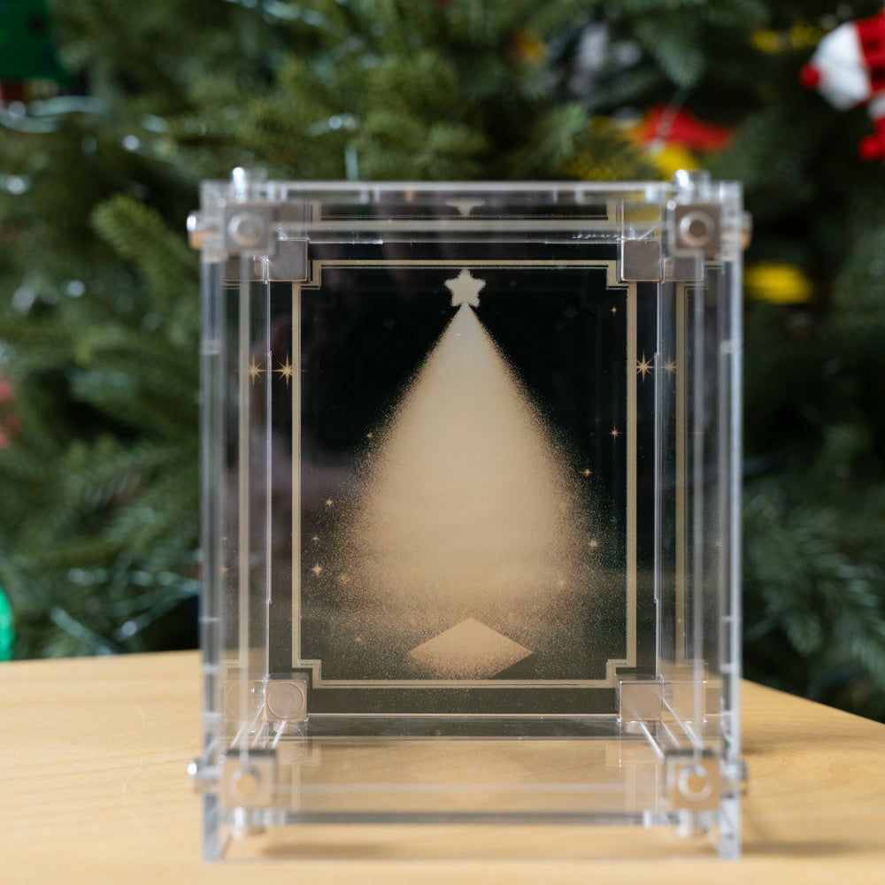 【PREMIUM】Display Christmas case For LEGO® BrickHeadz Super Ultra-high Translucent Acrylic