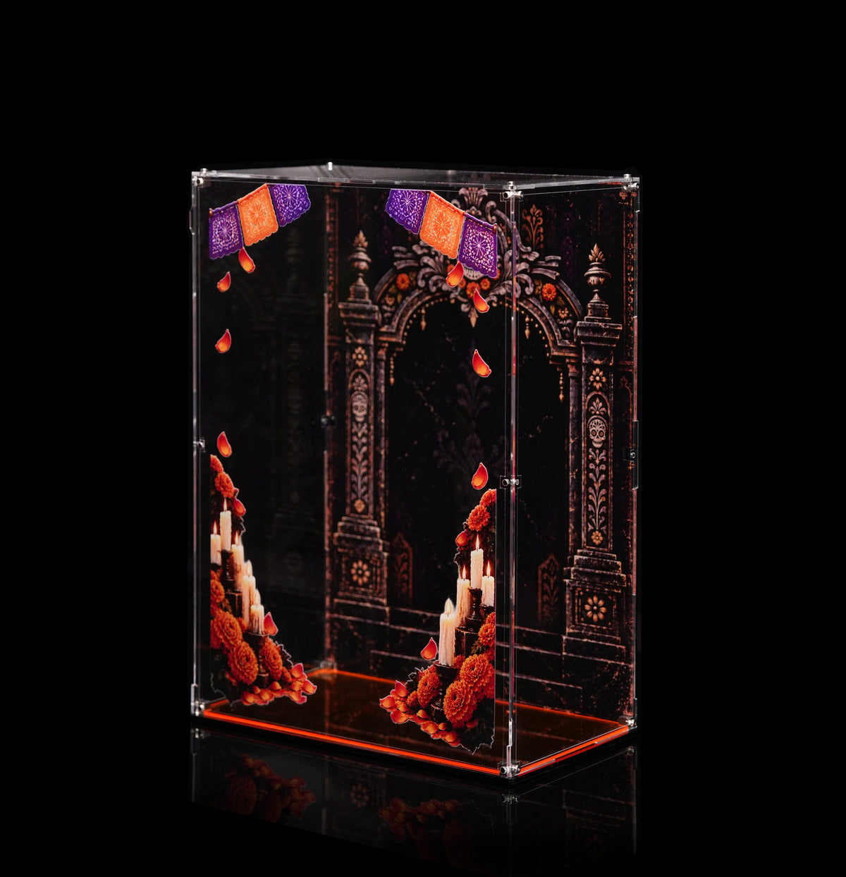 Wall mounted Display Case For LEGO® 21372 Ideas La Catrina