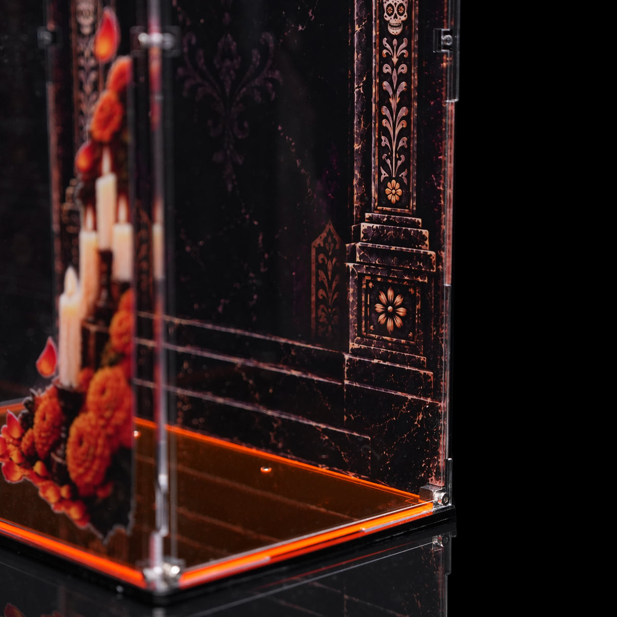 Wall mounted Display Case For LEGO® 21372 Ideas La Catrina