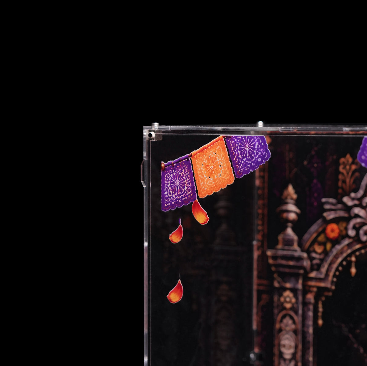 Wall mounted Display Case For LEGO® 21372 Ideas La Catrina