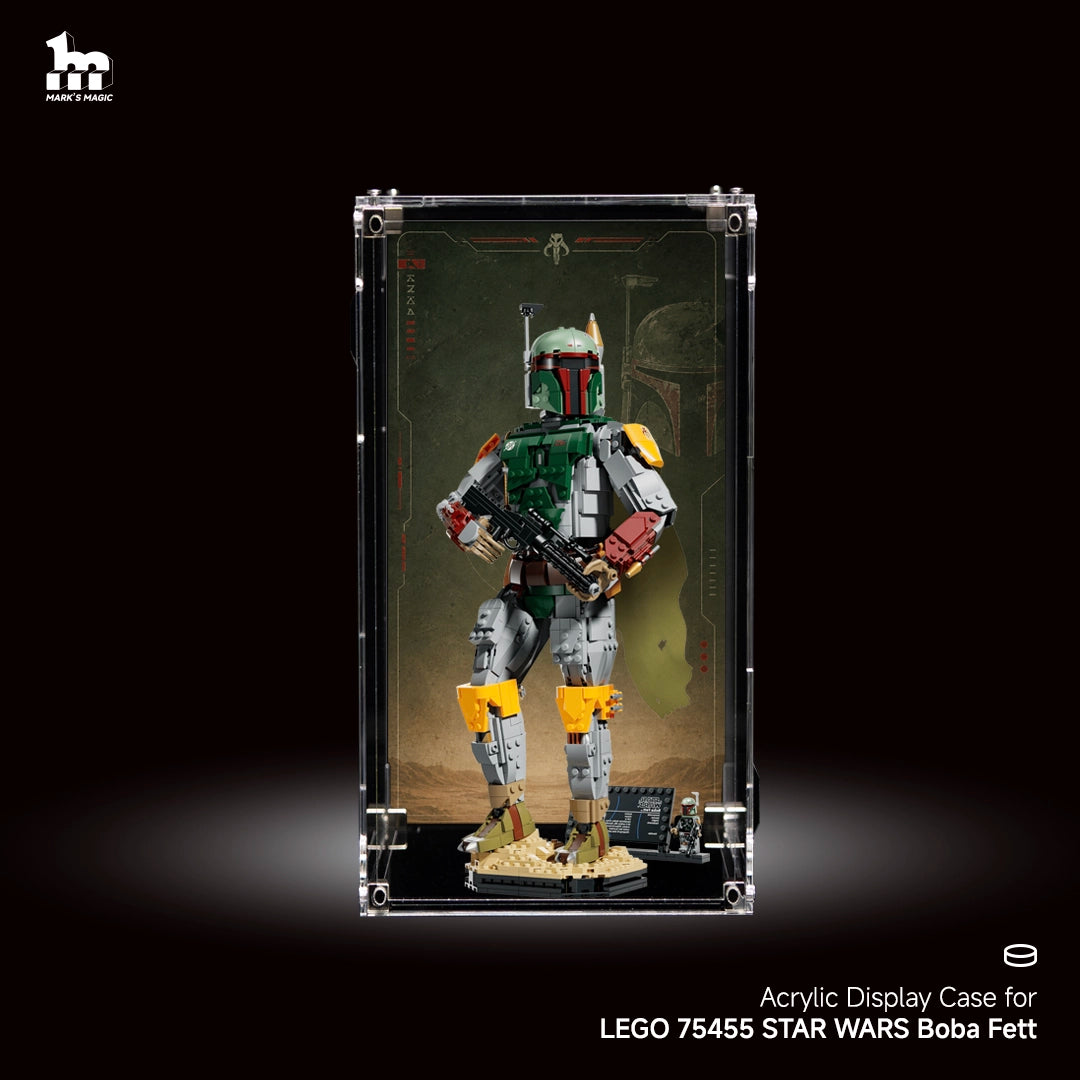 Display Case For LEGO® STAR WARS 75455 Boba Fett
