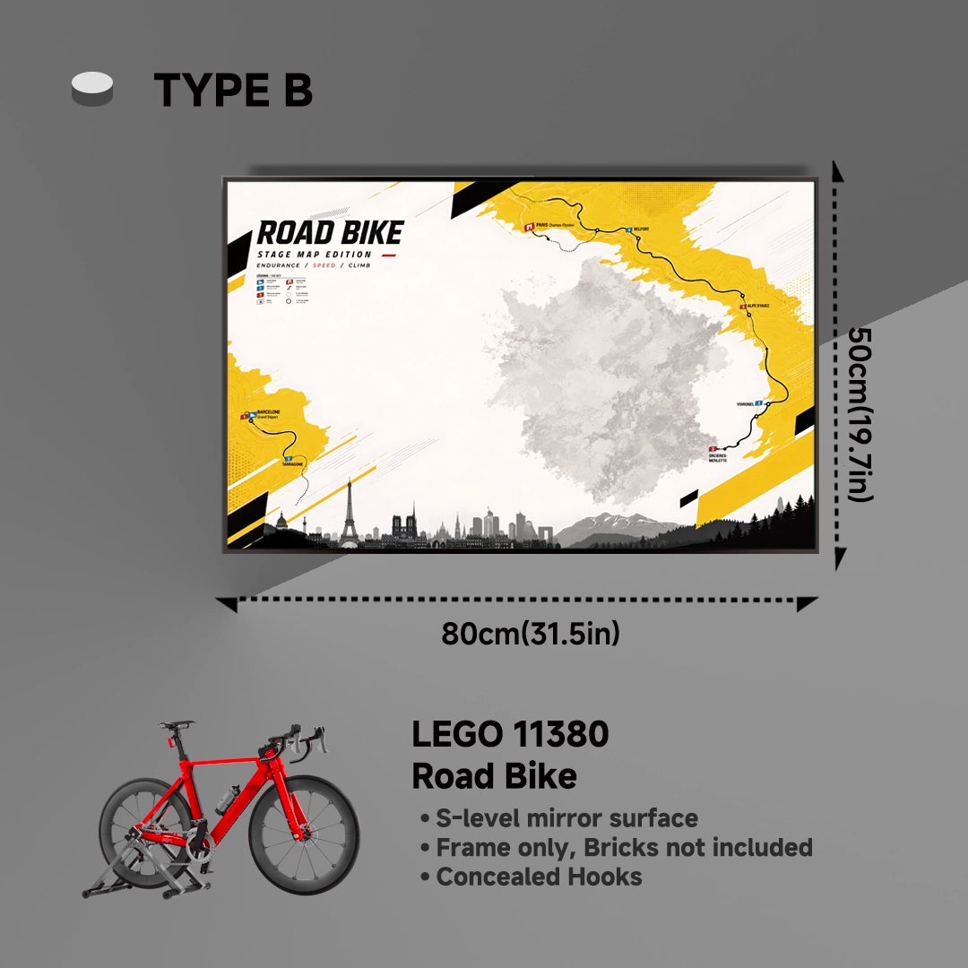 Display Frame for LEGO® Icons 11380 Road Bike