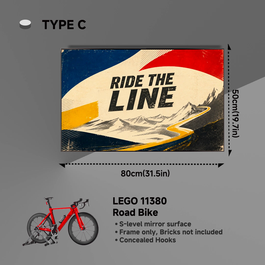 Display Frame for LEGO® Icons 11380 Road Bike