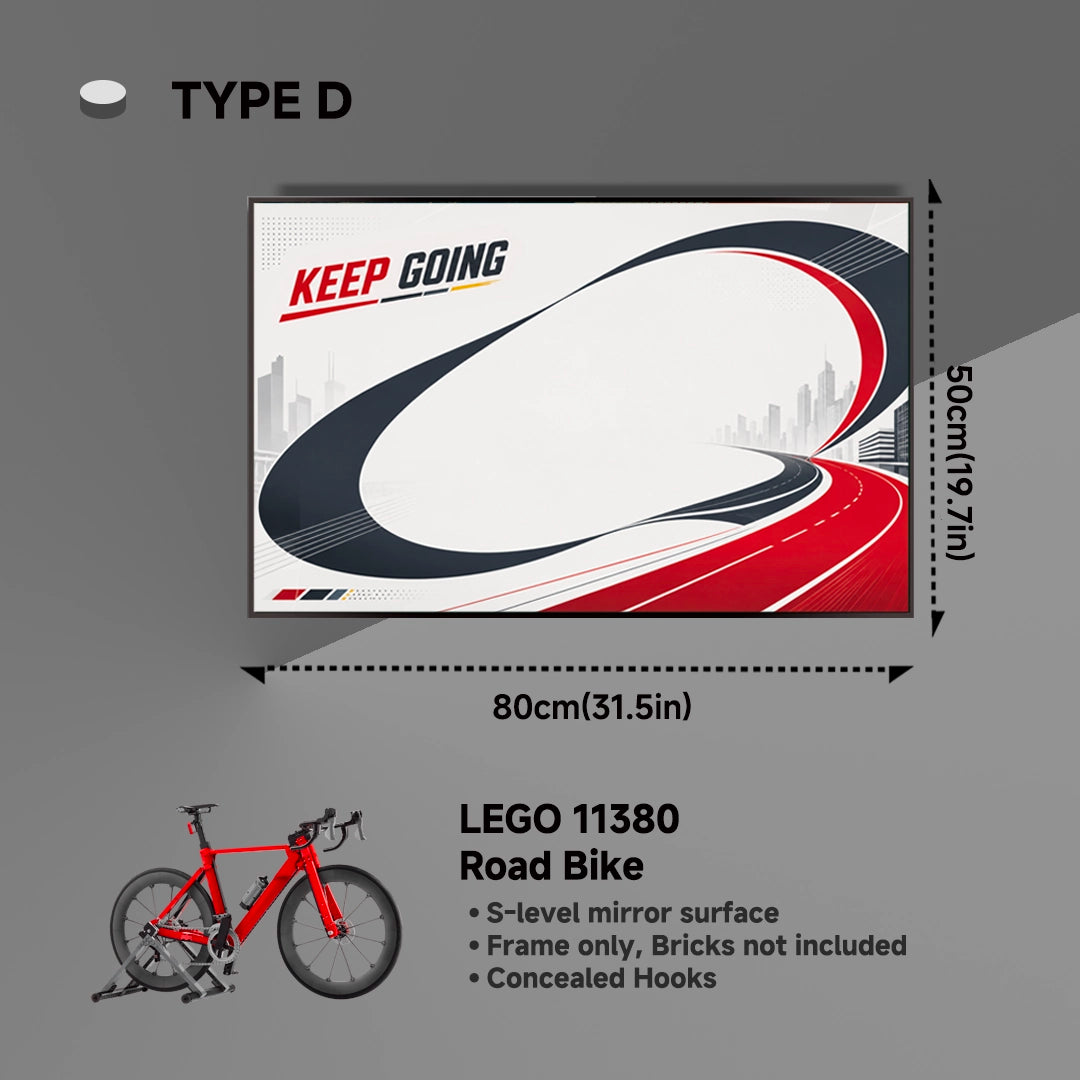 Display Frame for LEGO® Icons 11380 Road Bike