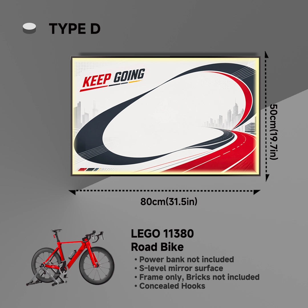 Display Frame for LEGO® Icons 11380 Road Bike