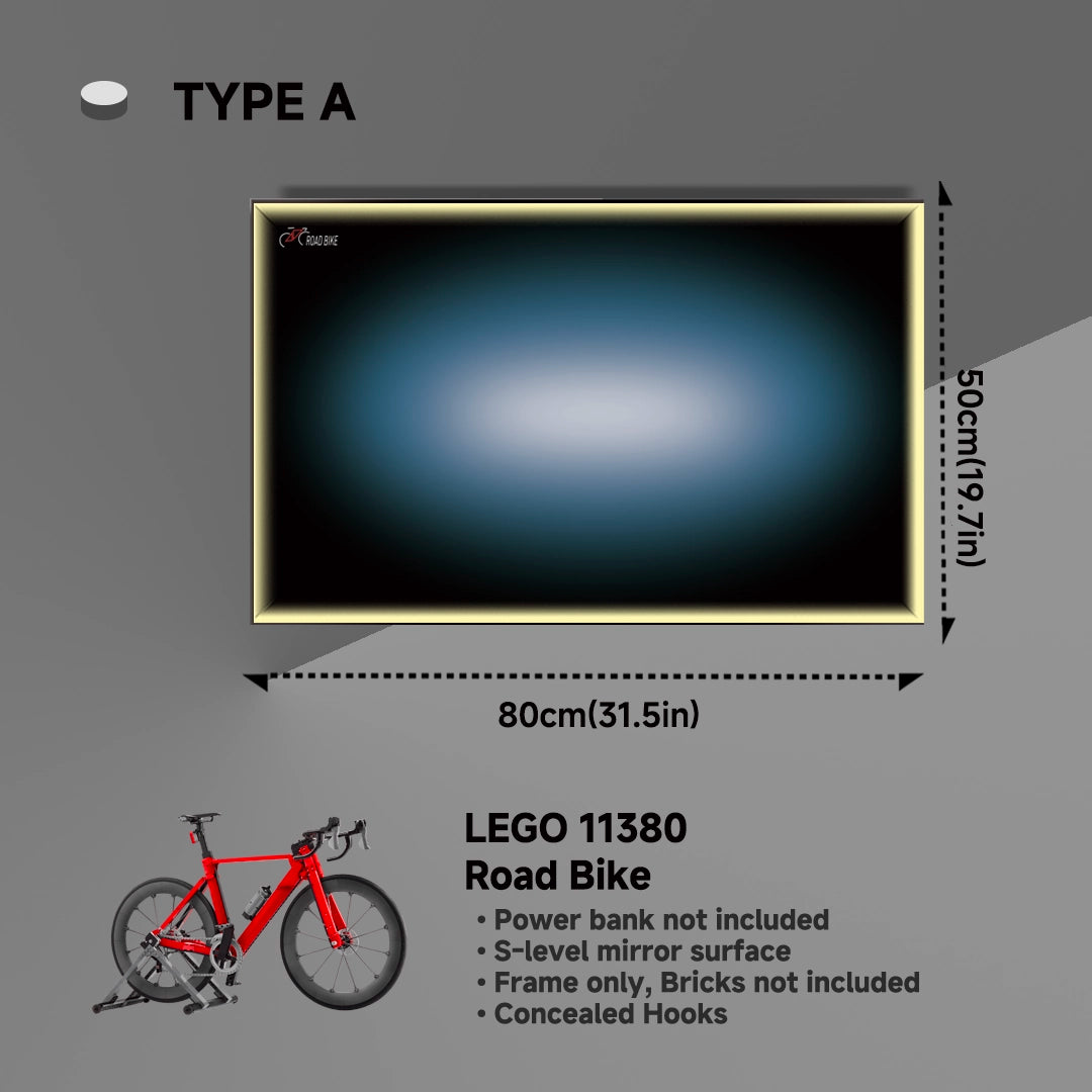 Display Frame for LEGO® Icons 11380 Road Bike