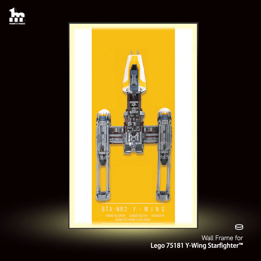 Wall Display Frame for Y-Wing Starfighter™
