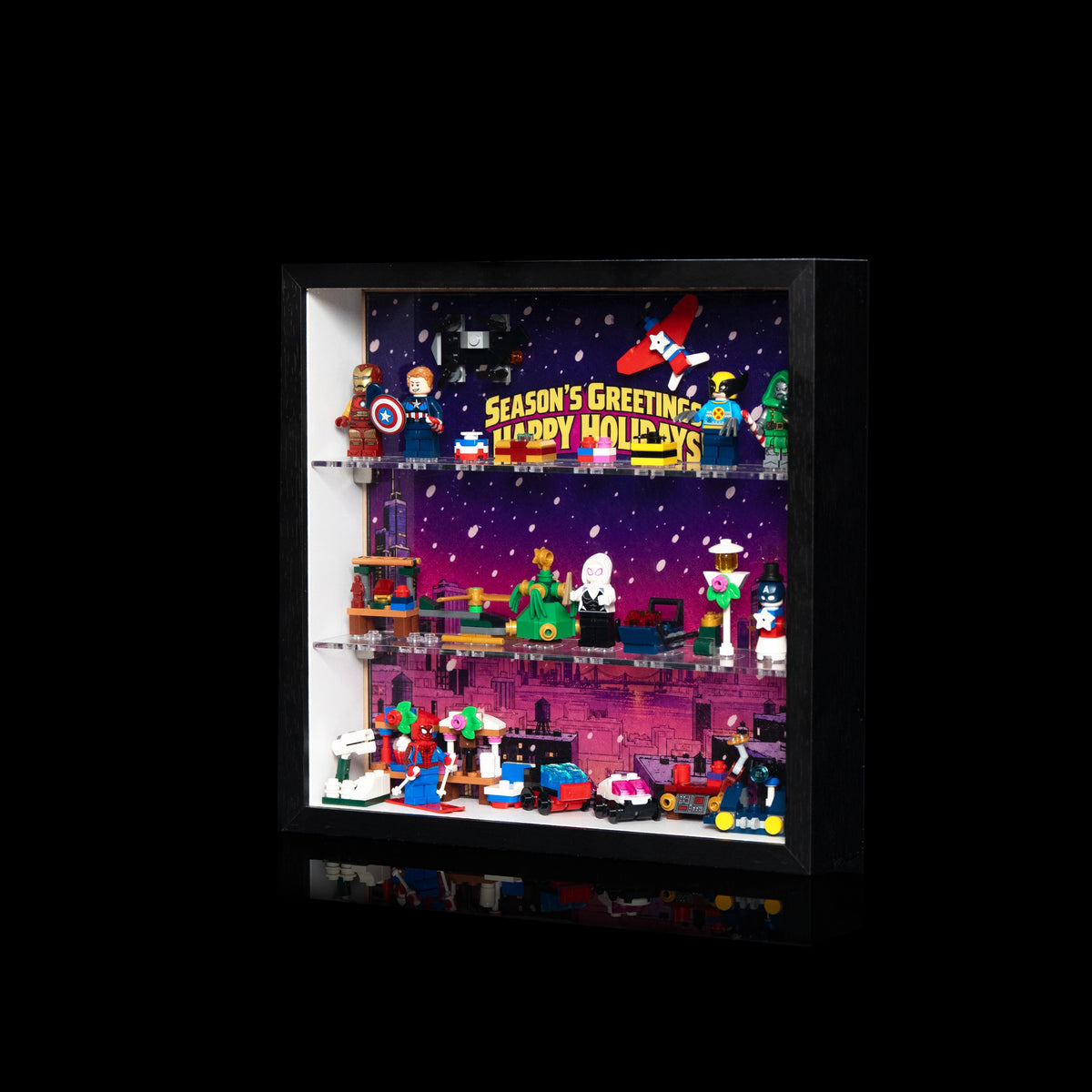 Display case for LEGO®  76340 Marvel Advent Calendar 2026