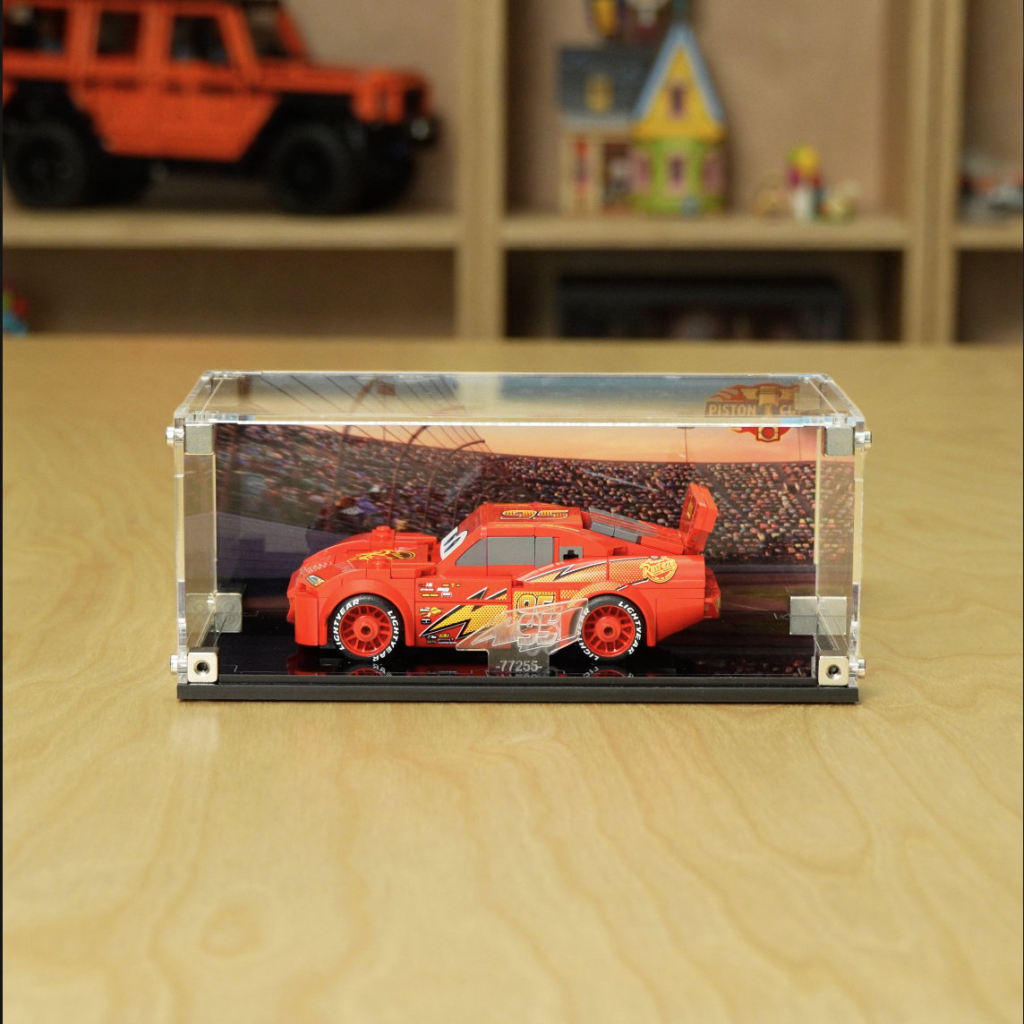 Acrylic Display case for LEGO® 77255 Lightning McQueen