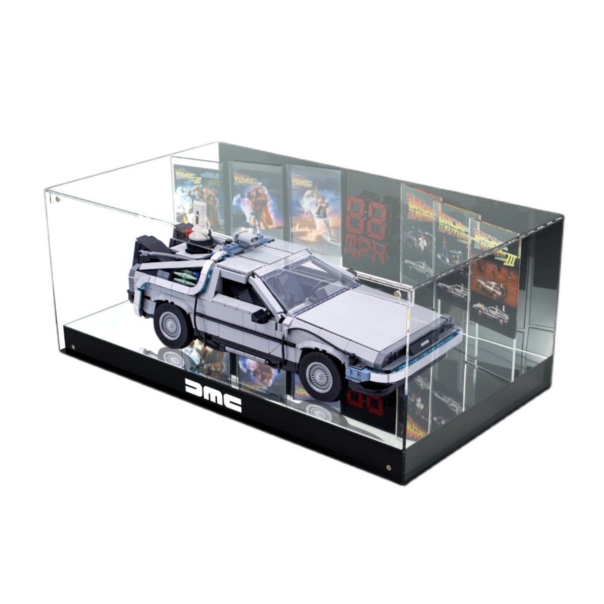 【Designer Edition】Display case for LEGO® ICON™ 10300 Back to the Future Time Machine