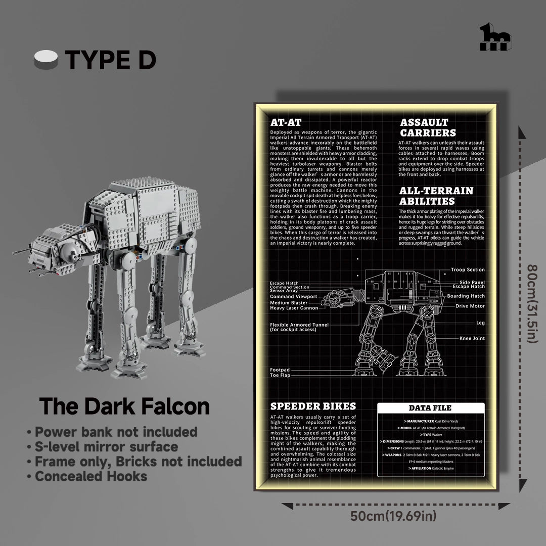 Wall Display Frame for LEGO® Star Wars™