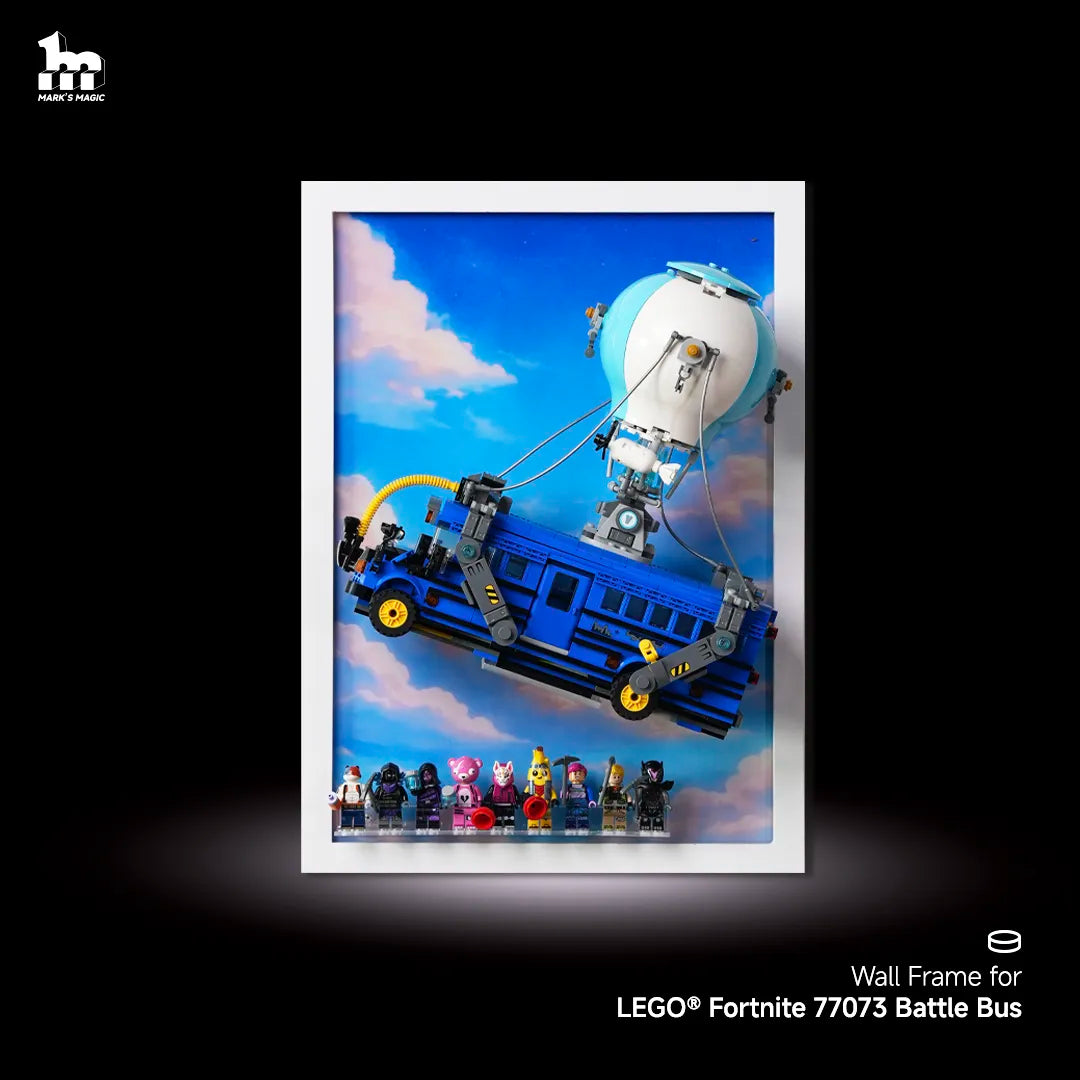 Display Frame for LEGO® Fortnite 77073 Battle Bus