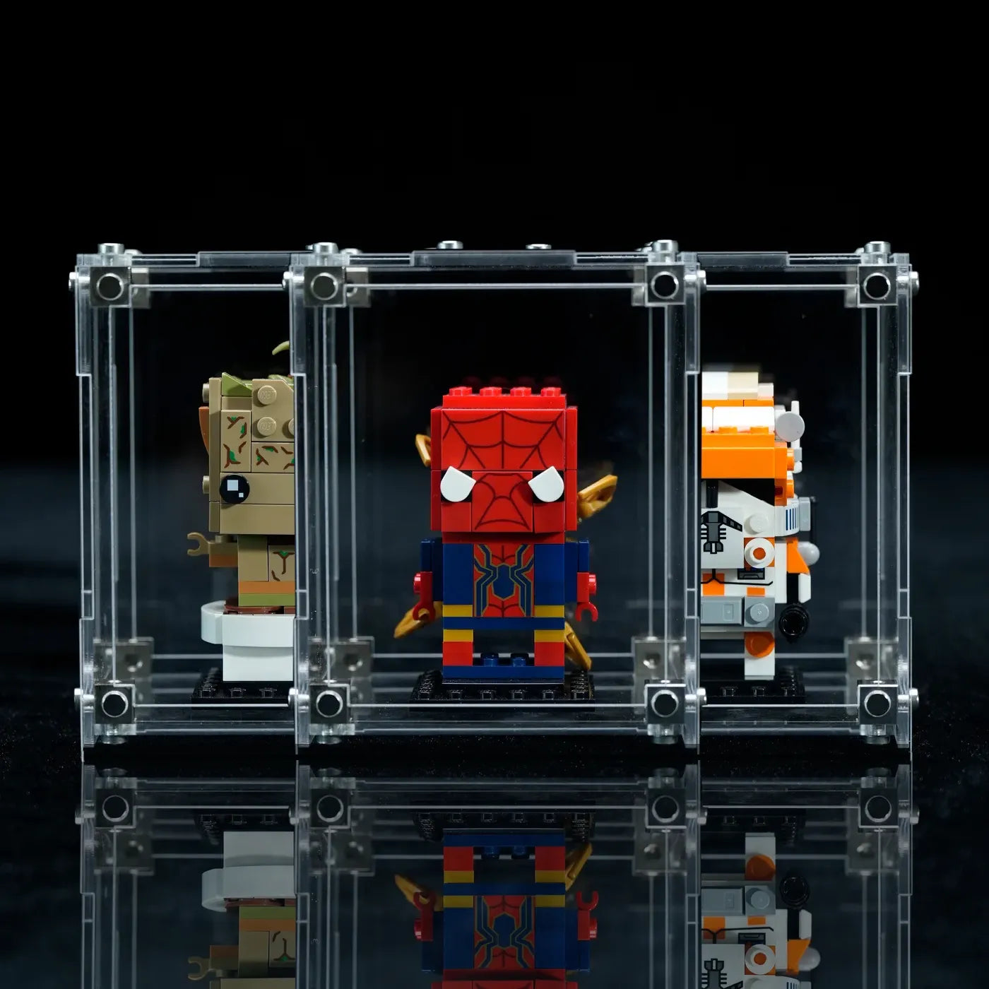 【PREMIUM】Display Christmas case For LEGO® BrickHeadz Super Ultra-high Translucent Acrylic