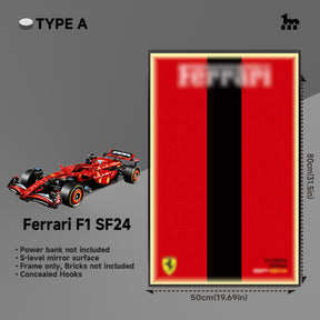 Car Display  Frame For LEGO® TECHNIC™ Ferrari F1 SF24 42207