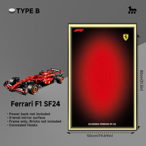 Car Display  Frame For LEGO® TECHNIC™ Ferrari F1 SF24 42207