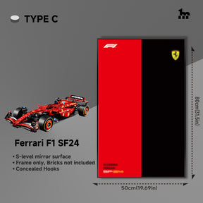 Car Display  Frame For LEGO® TECHNIC™ Ferrari F1 SF24 42207
