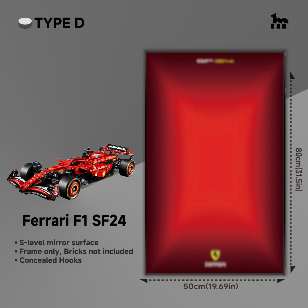 Car Display  Frame For LEGO® TECHNIC™ Ferrari F1 SF24 42207