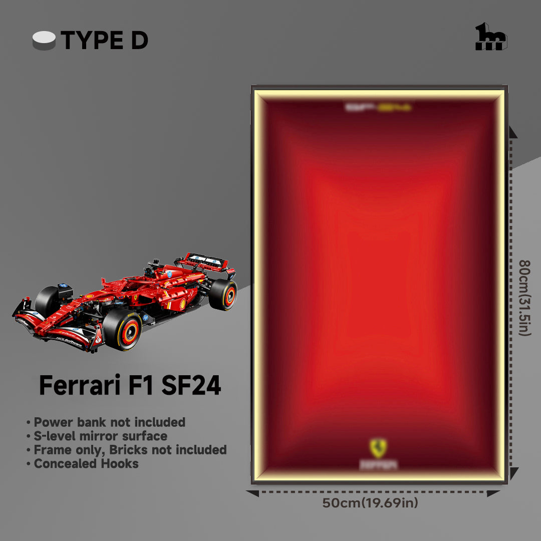 Car Display  Frame For LEGO® TECHNIC™ Ferrari F1 SF24 42207