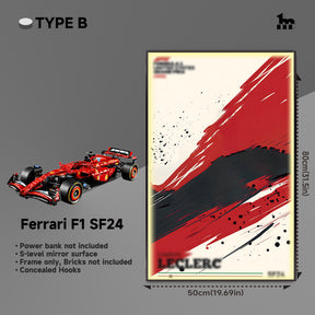Car Display  Frame For LEGO® TECHNIC™ Ferrari F1 SF24 42207