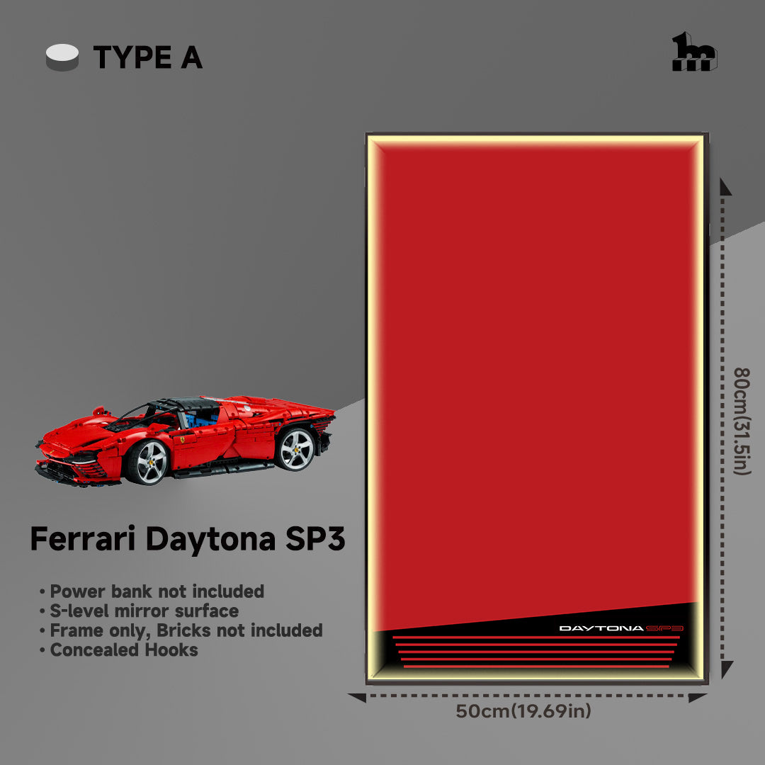 Car Display Frame for LEGO® Ferrari Daytona SP3 