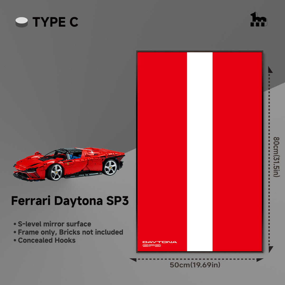 Car Display Frame for LEGO® Ferrari Daytona SP3 