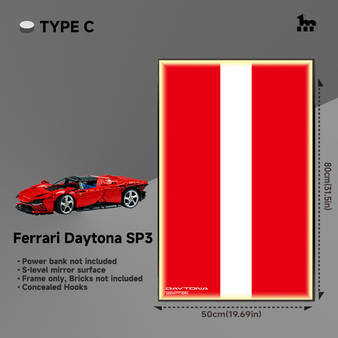 Car Display Frame for LEGO® Ferrari Daytona SP3 