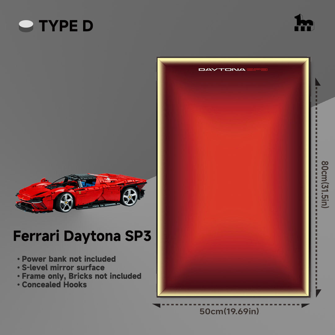 Car Display Frame for LEGO® Ferrari Daytona SP3 