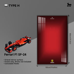 Wall Display Frame For LEGO® Technic™ F1 Series